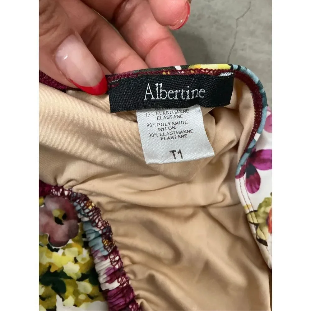 Albertine Halter Floral Swimsuit